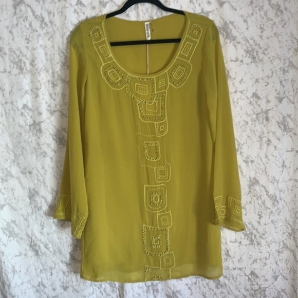 NWT Mono Reno Monte Carlo Tunic Kiwi Size Medium - Picture 12 of 12